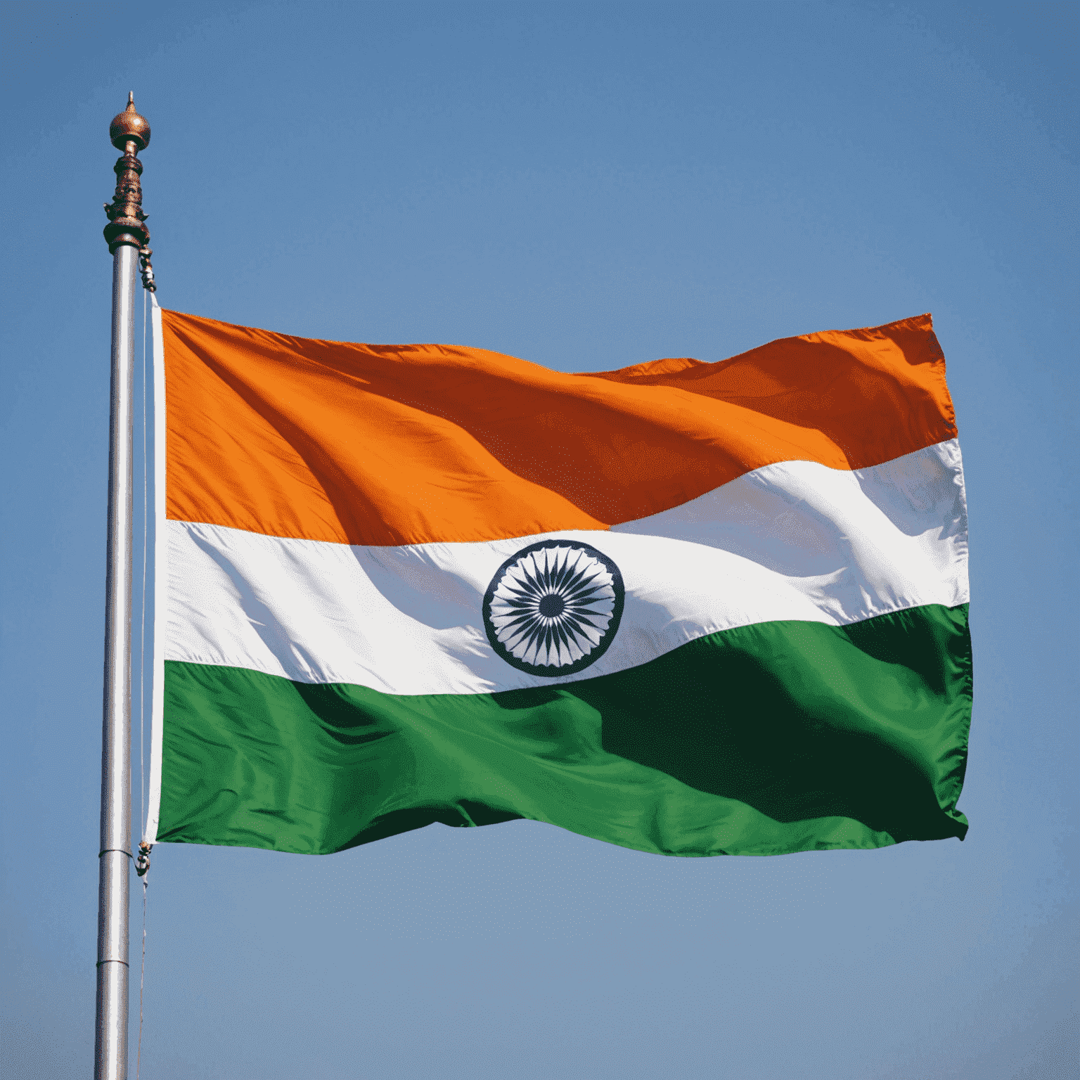 Indian flag representing calls to India